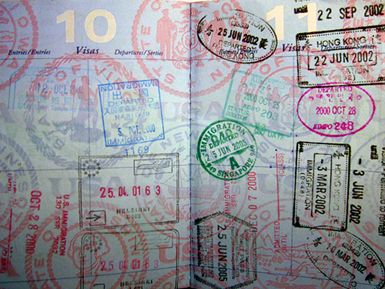 Thailand Passport Stamps